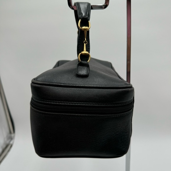 Gucci-Authentic- Vanity Pouch Leather Black - Picture 6 of 15